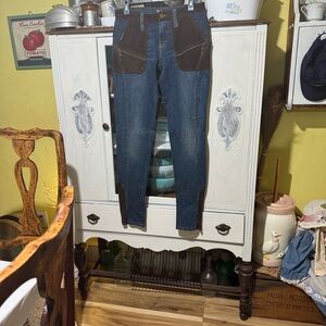 Vintage Dolce & Gabbana suede 90’s jeans size 30